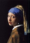 Johannes Vermeer Girl with a Pearl Earring, oil painting artist